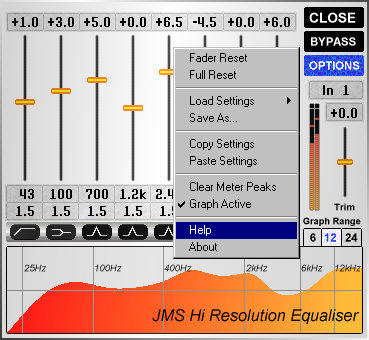 Hi-Resolution EQ Screenshot